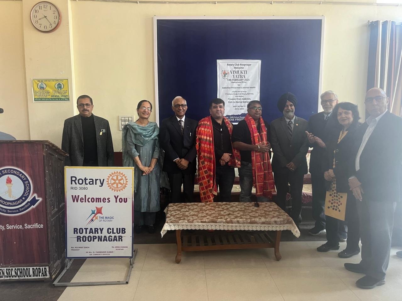 Awareness seminar regarding drug addiction.