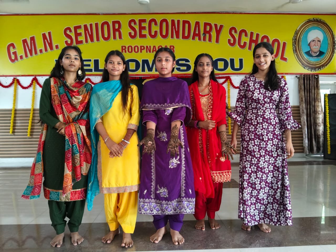 Teej celebration at G. M. N. School Ropar